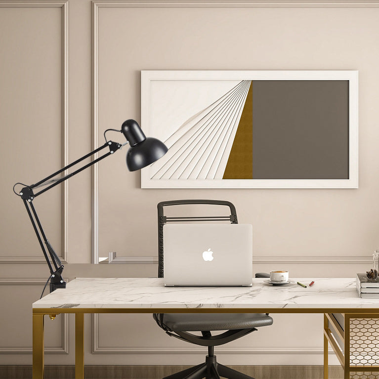 Modern Minimalist Retractable Long-Arm Clip Lamp Table Lamp