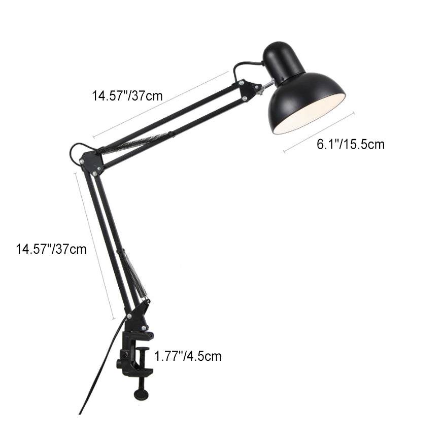 Modern Minimalist Retractable Long-Arm Clip Lamp Table Lamp