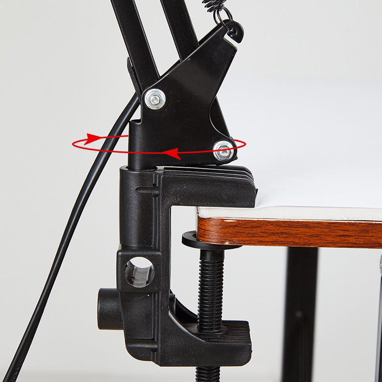 Modern Minimalist Retractable Long-Arm Clip Lamp Table Lamp