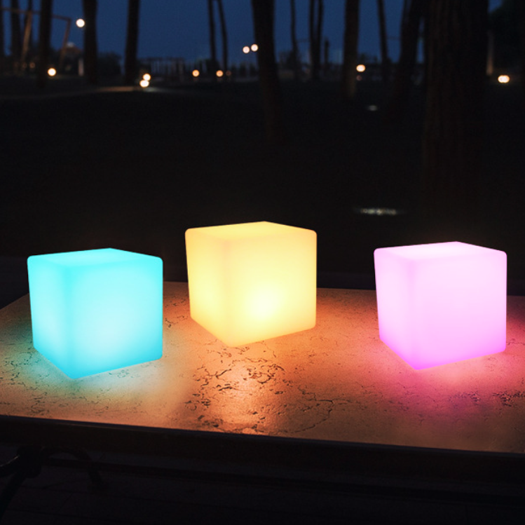 Creative Geometric PE Battery-Operated Night Night Light