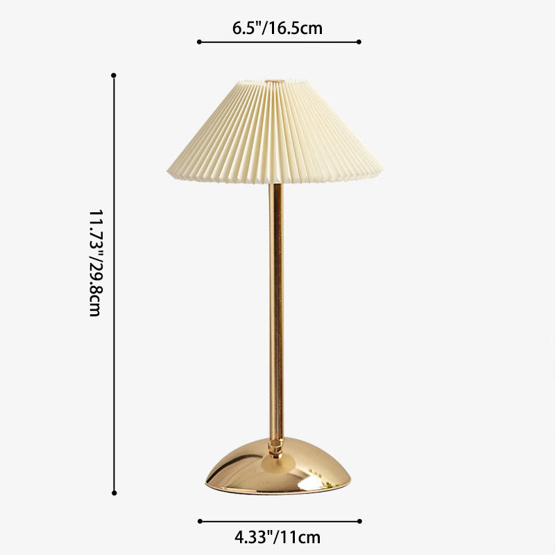 Scandinavian Rechargeable Table Lamp Iron Frame Table Lamp