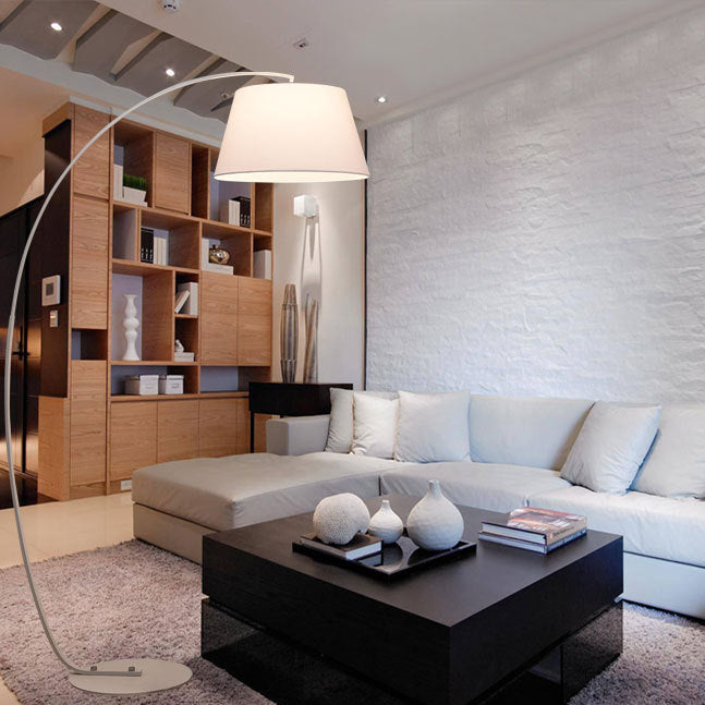 Modern White Floor Lamp