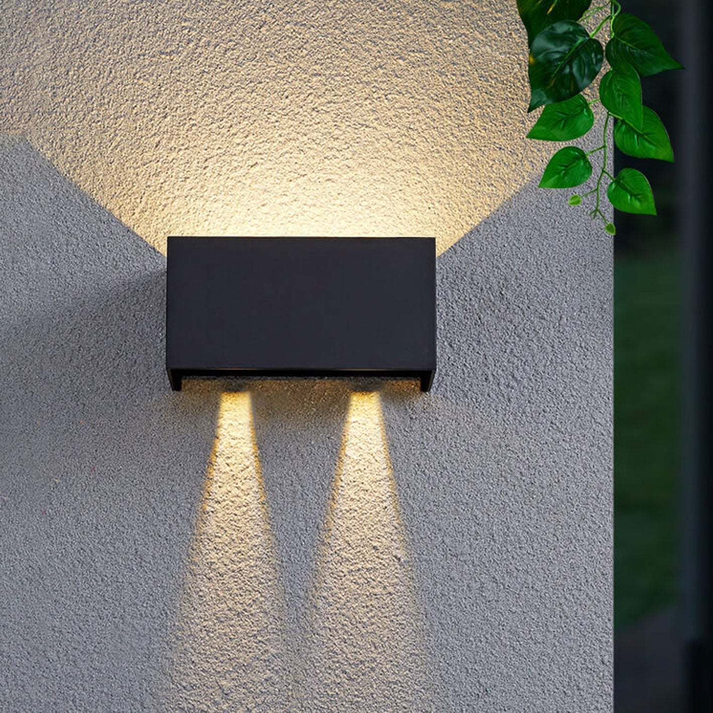Modern Outdoor Waterproof Up Down LED Wall Sconce
