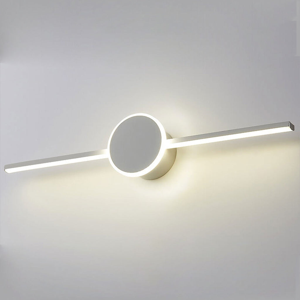 Nordic Minimalist Long Disc LED Bathroom Vanity Wall Sconce
