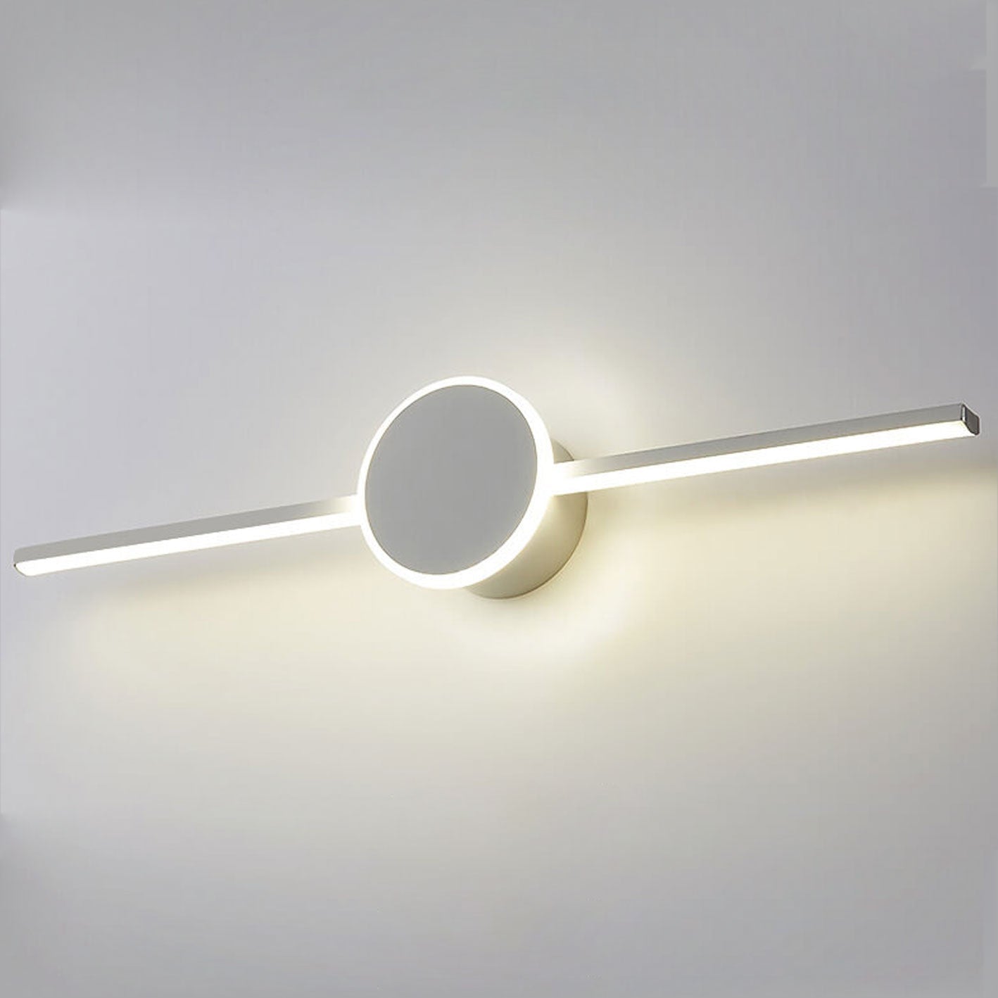 Nordic Minimalist Long Disc LED Bathroom Vanity Wall Sconce