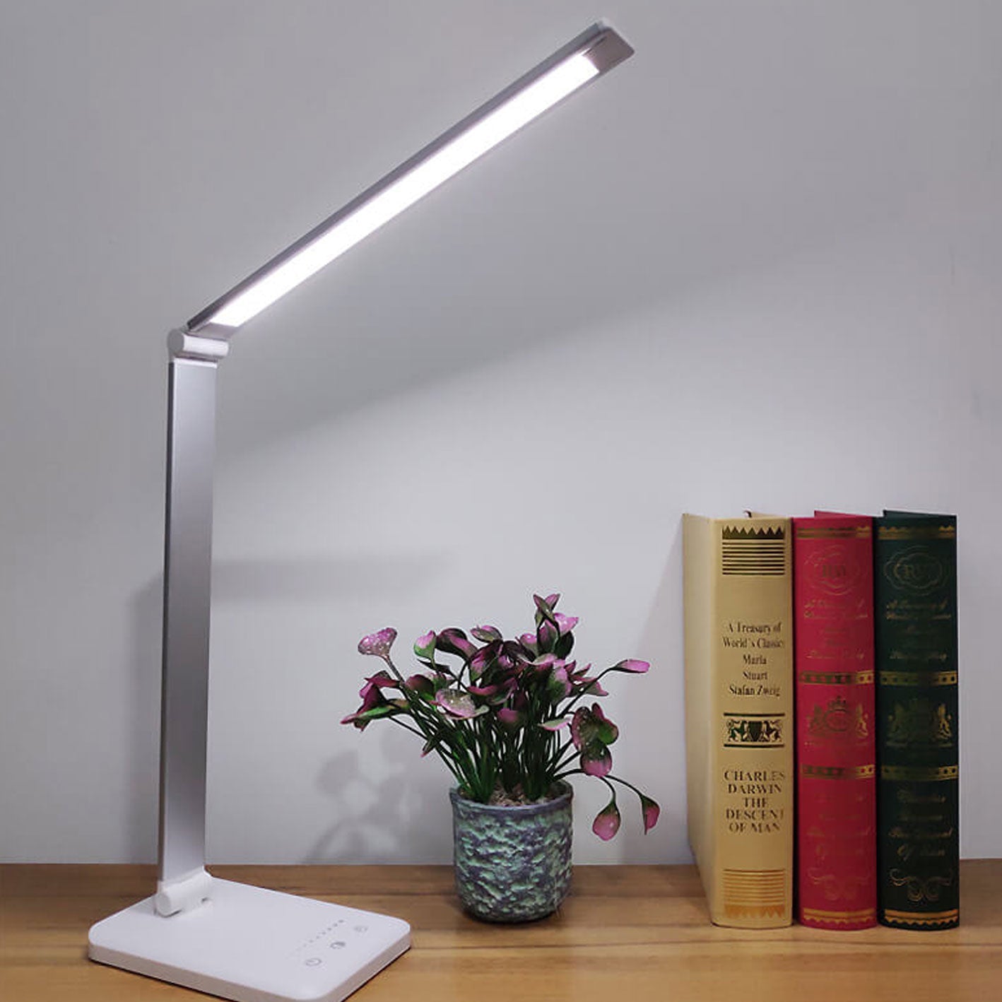 Simple Folding Wireless Rechargeable LED Eye Desk Lamp