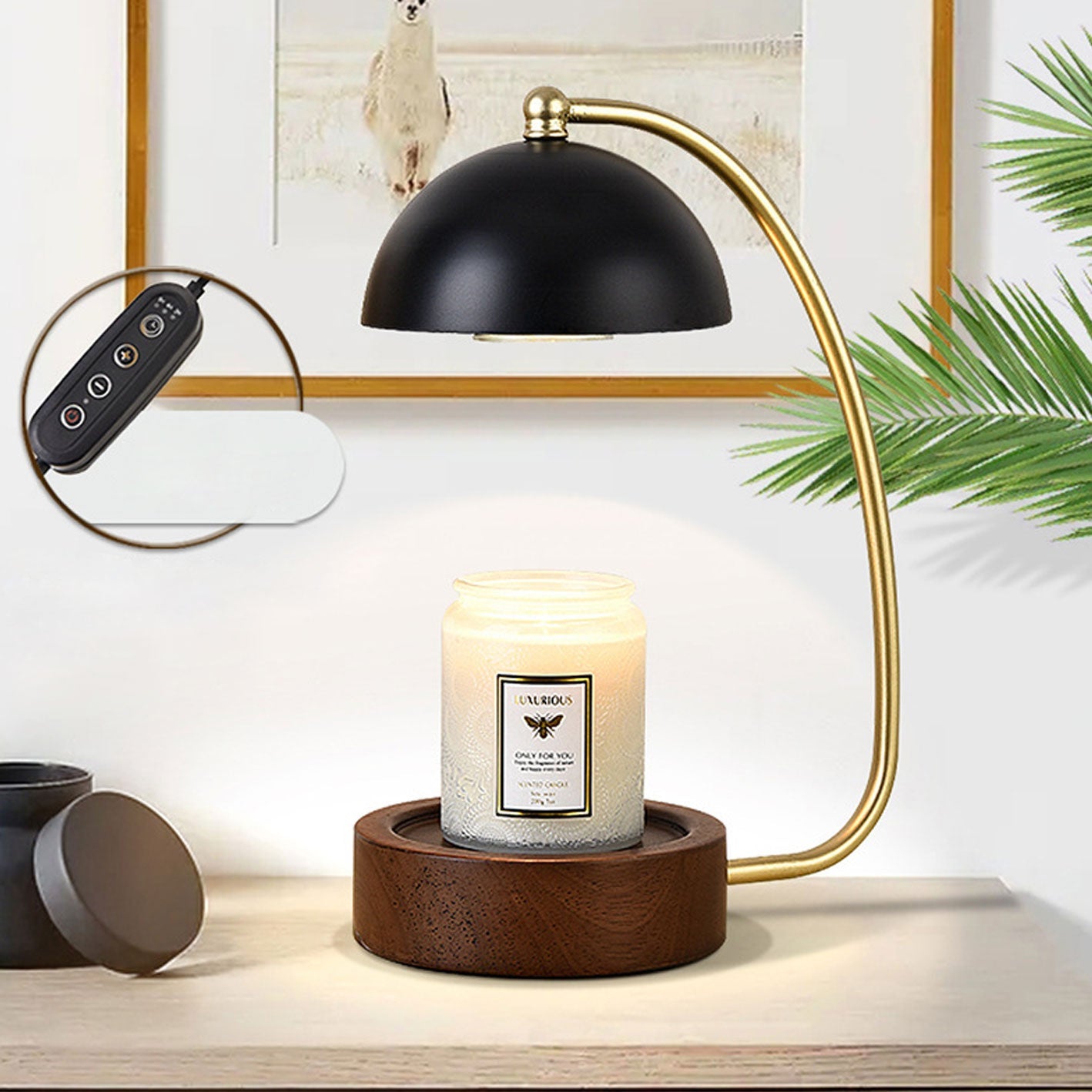 Japanese Creative Timing Dimming 1-Light Melting Table Lamp