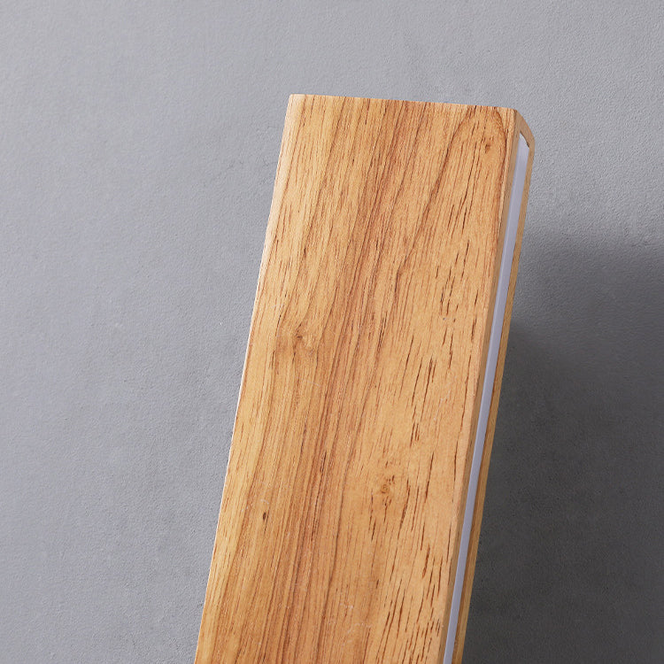 Minimalist Solid Wood LED Strip Wall Sconce Lamp Wall Sconce