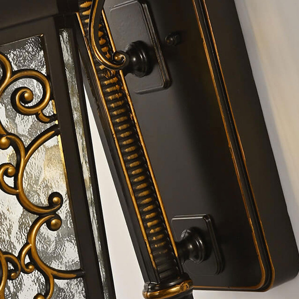 European Palace Outdoor Waterproof 1-Light Wall Sconce