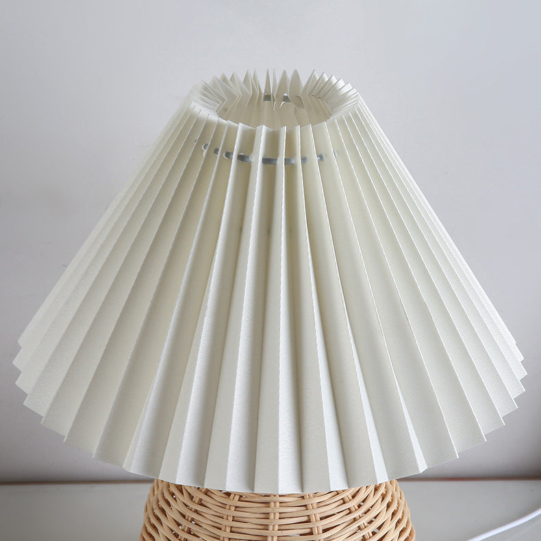 Nordic Contemporary LED Table Lamp with Pleated Table Lamp