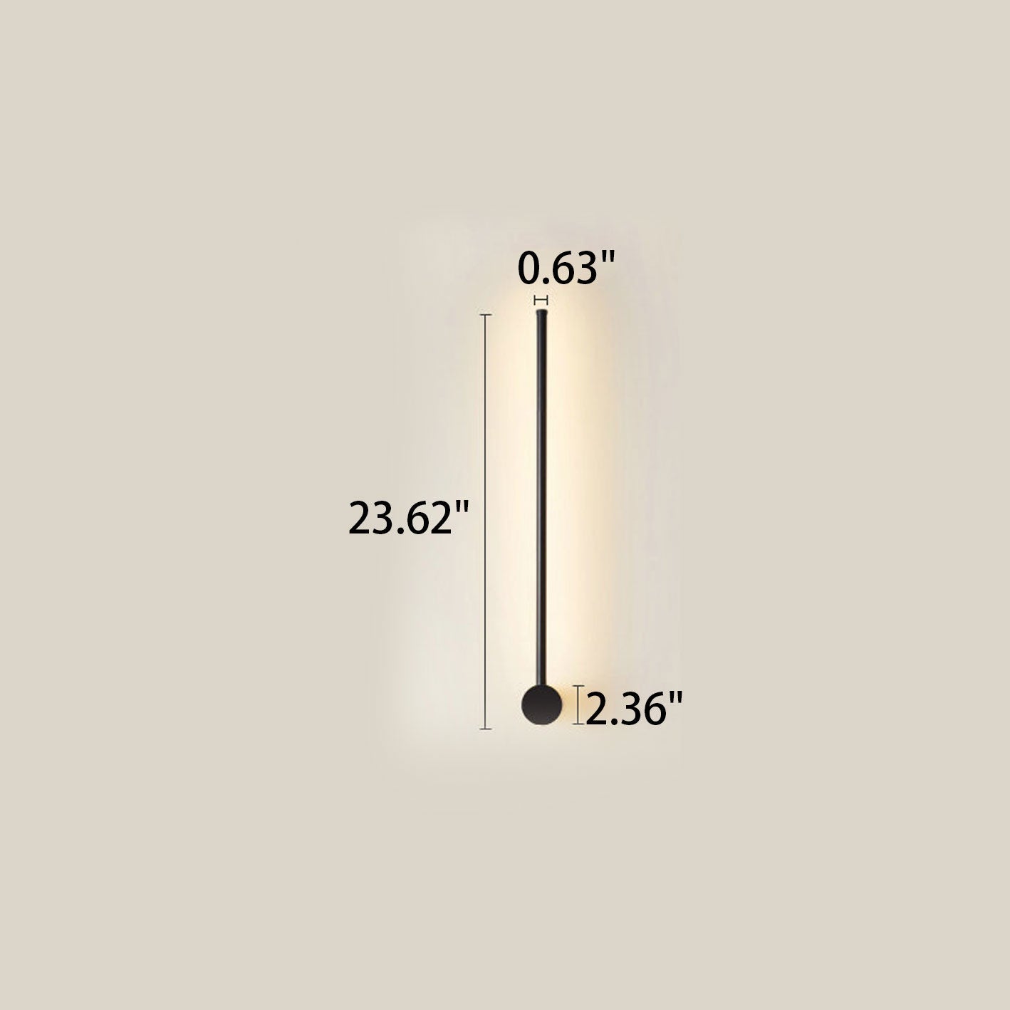 Minimalist Strip Aluminum LED Wall Sconce