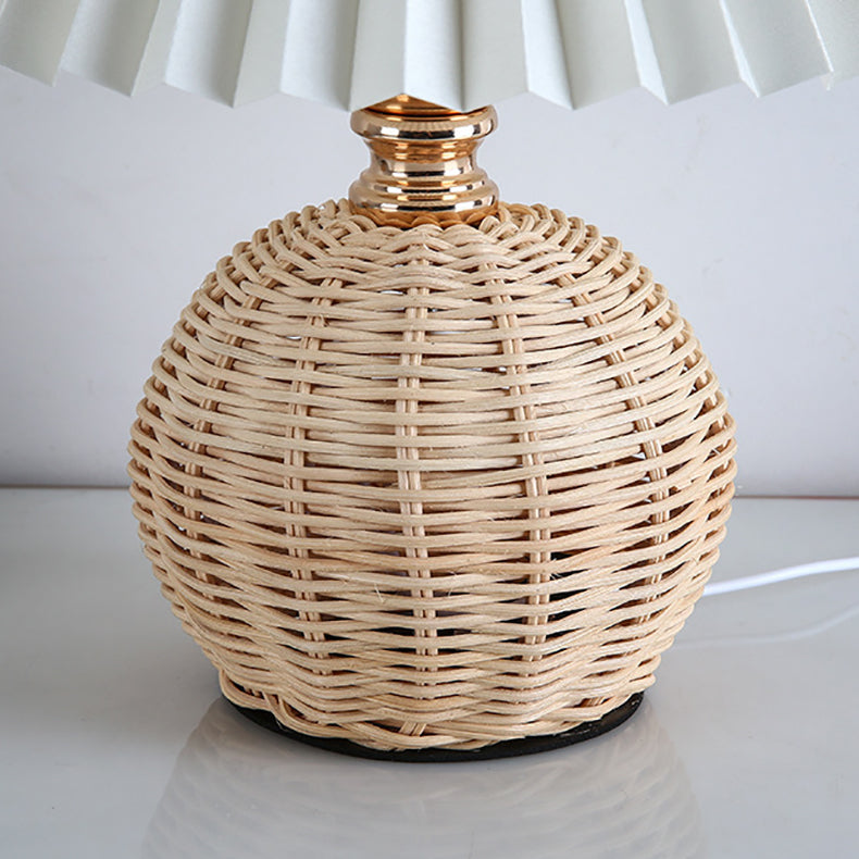 Nordic Contemporary LED Table Lamp with Pleated Table Lamp