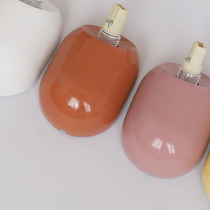 Macaron Cream Style Resin Glass Ball 1-Light Wall Sconce