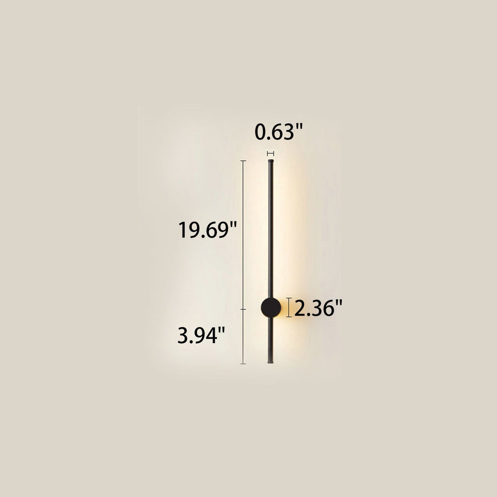 Minimalist Strip Aluminum LED Wall Sconce