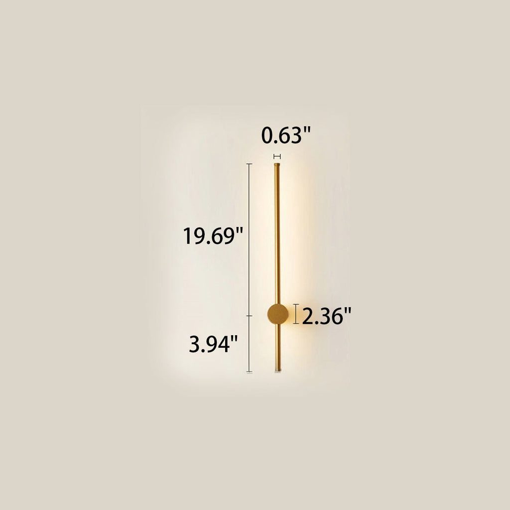 Minimalist Strip Aluminum LED Wall Sconce