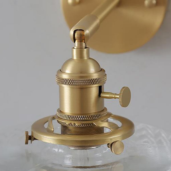 Nordic Minimalist Creative Brass Cylinder Wall Sconce