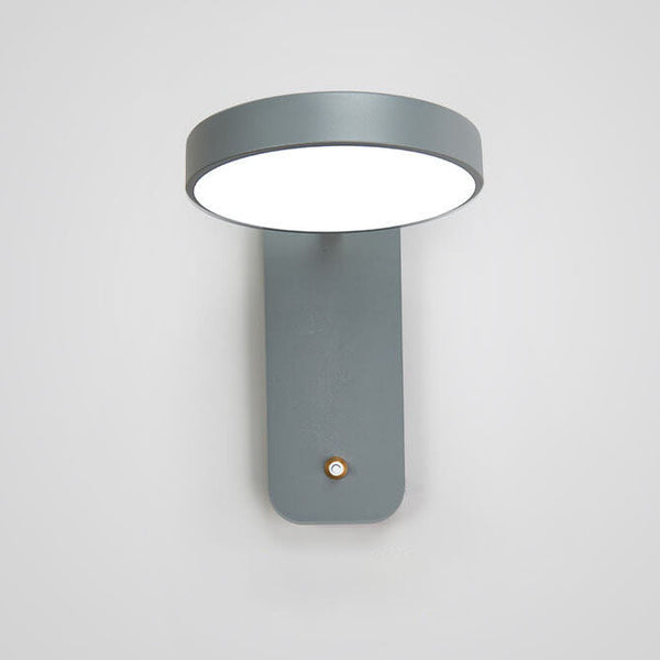 Nordic Simple Round Rotatable Switch LED Reading Wall Sconce