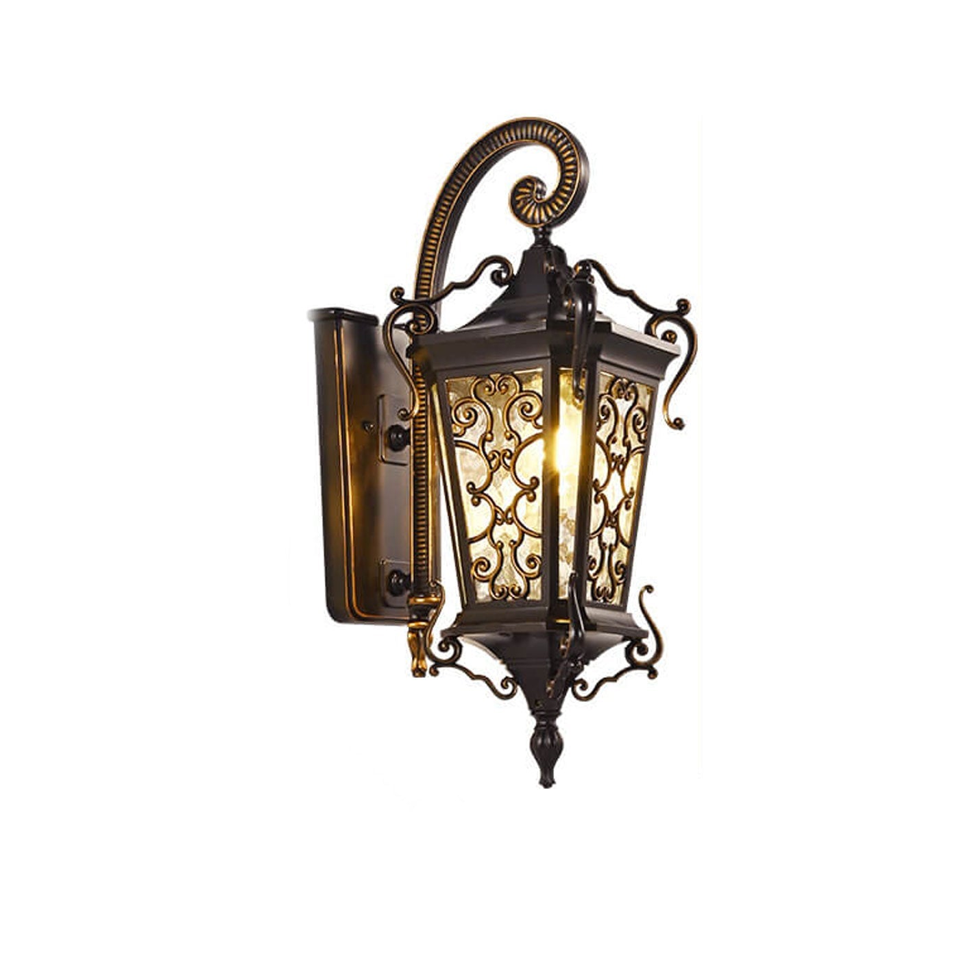 European Palace Outdoor Waterproof 1-Light Wall Sconce
