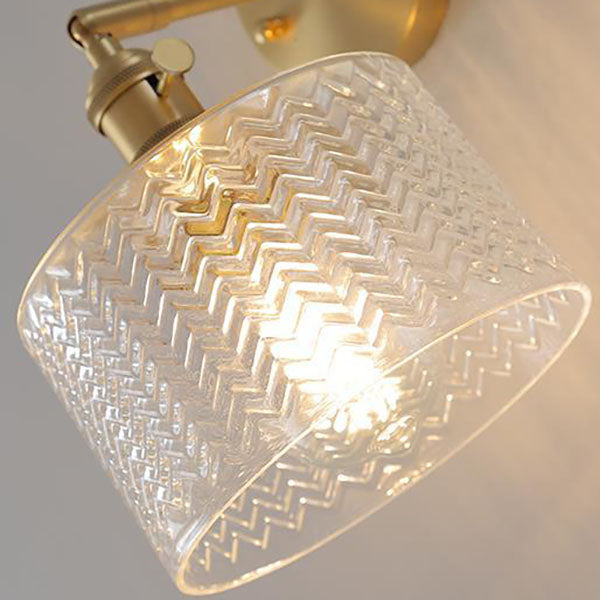 Nordic Minimalist Creative Brass Cylinder Wall Sconce