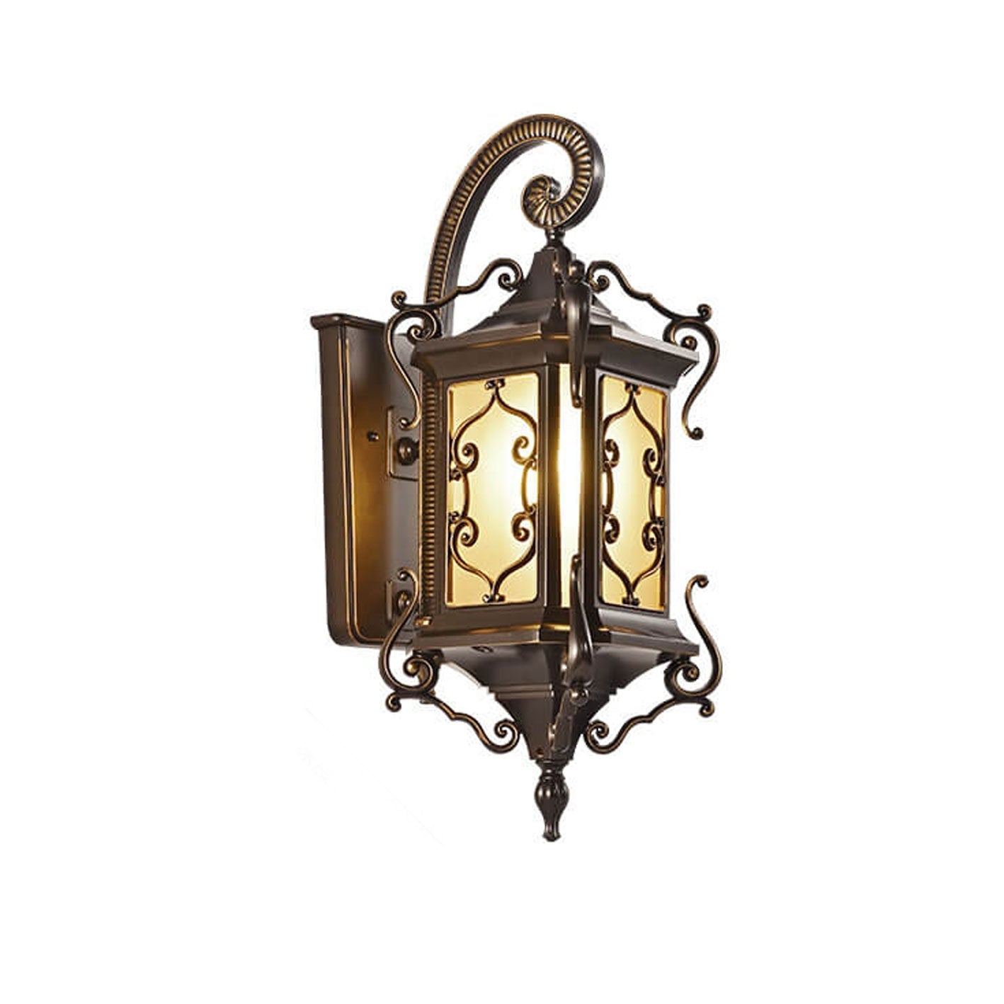 European Palace Outdoor Waterproof 1-Light Wall Sconce