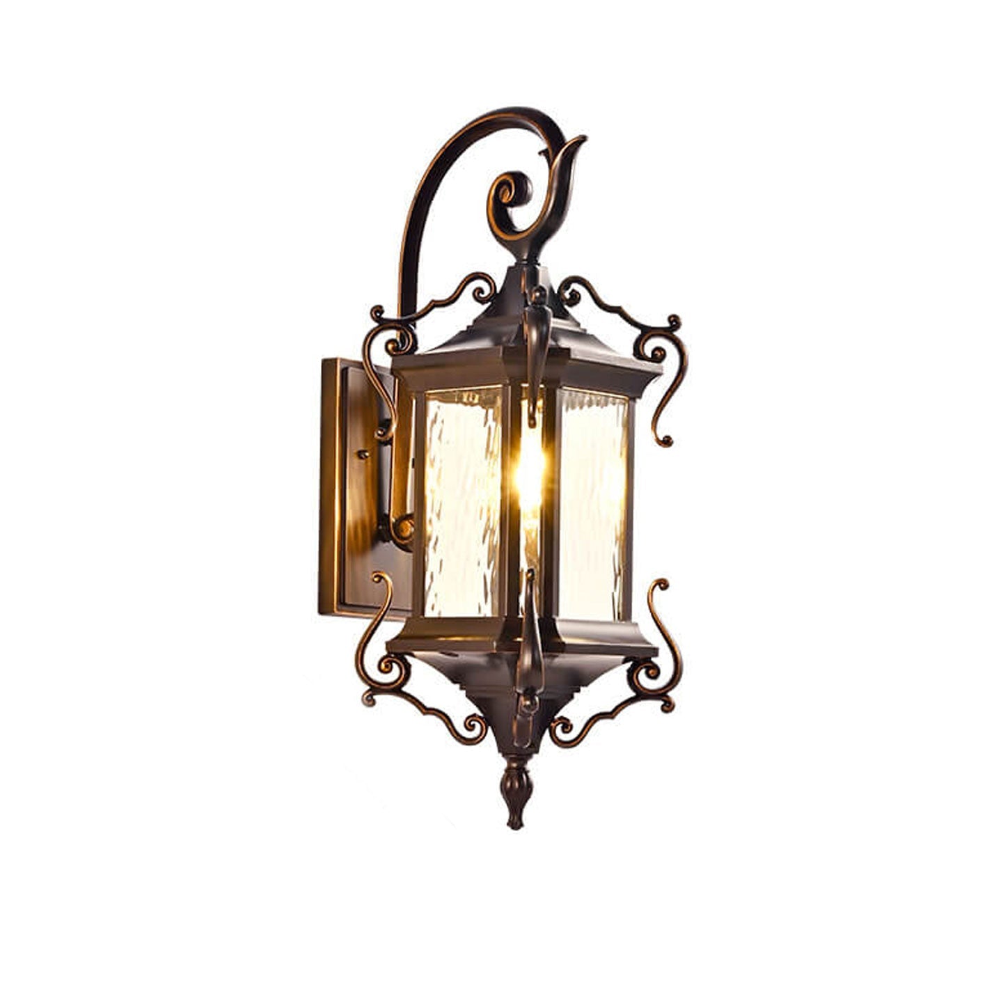 European Palace Outdoor Waterproof 1-Light Wall Sconce