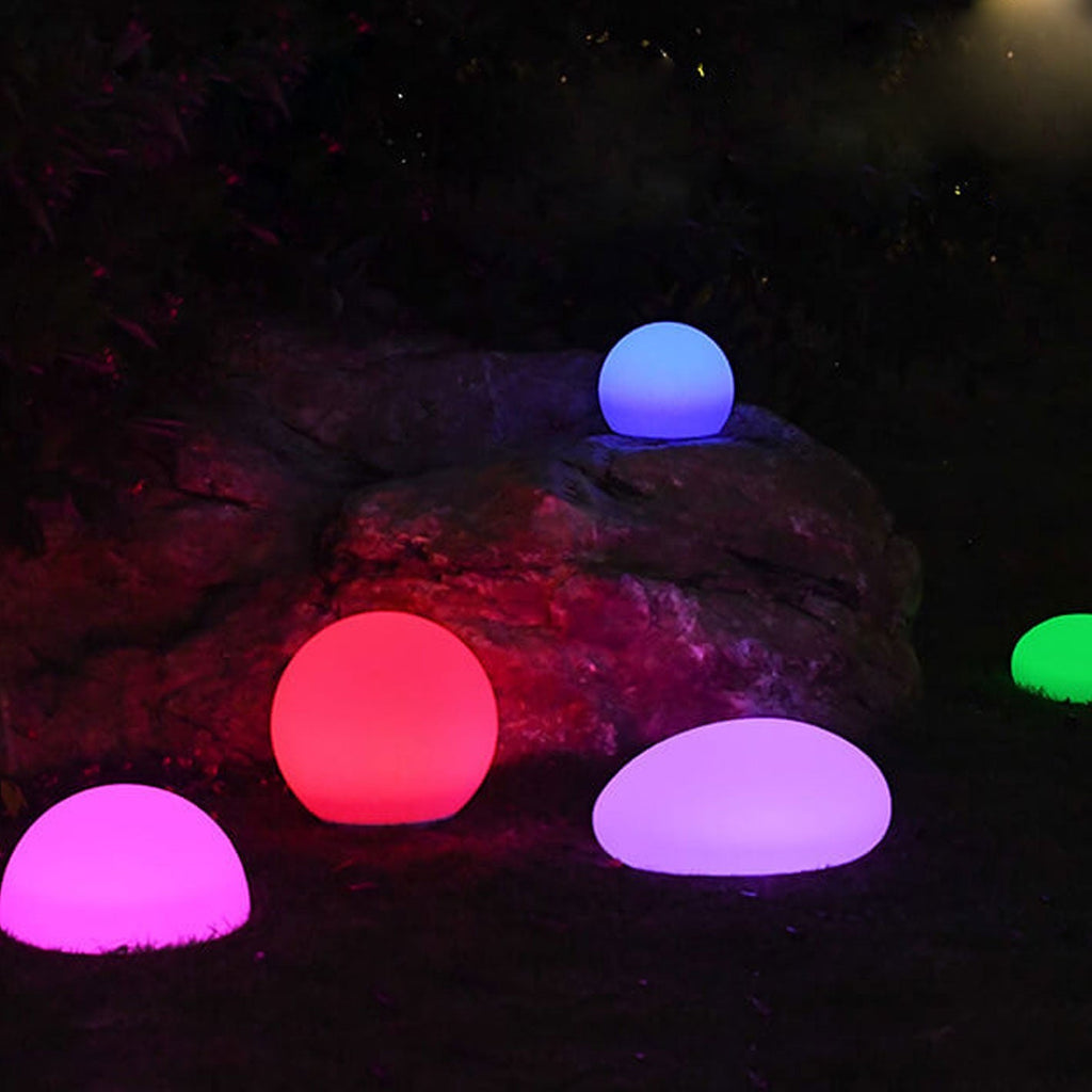 Modern White Outdoor Stake Light