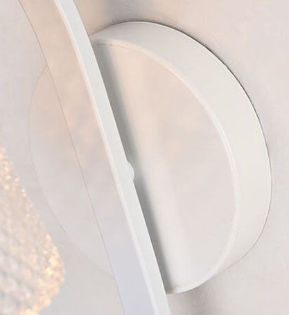 Modern Simple Resin Bird Glass Shade 1-Light Wall Sconce
