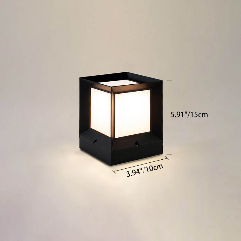 Modern Black Outdoor Stake Light