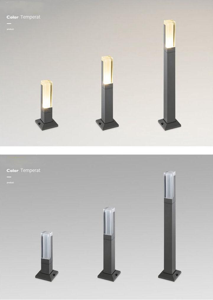 Modern Black Outdoor Stake Light