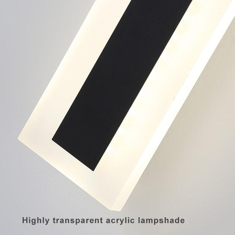 Minimalist Elongated Bar Shaped 1-Light LED Wall Sconce
