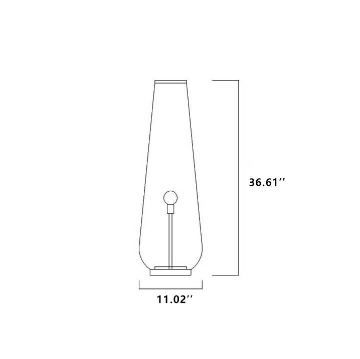 Modern Bamboo Floor Lamp