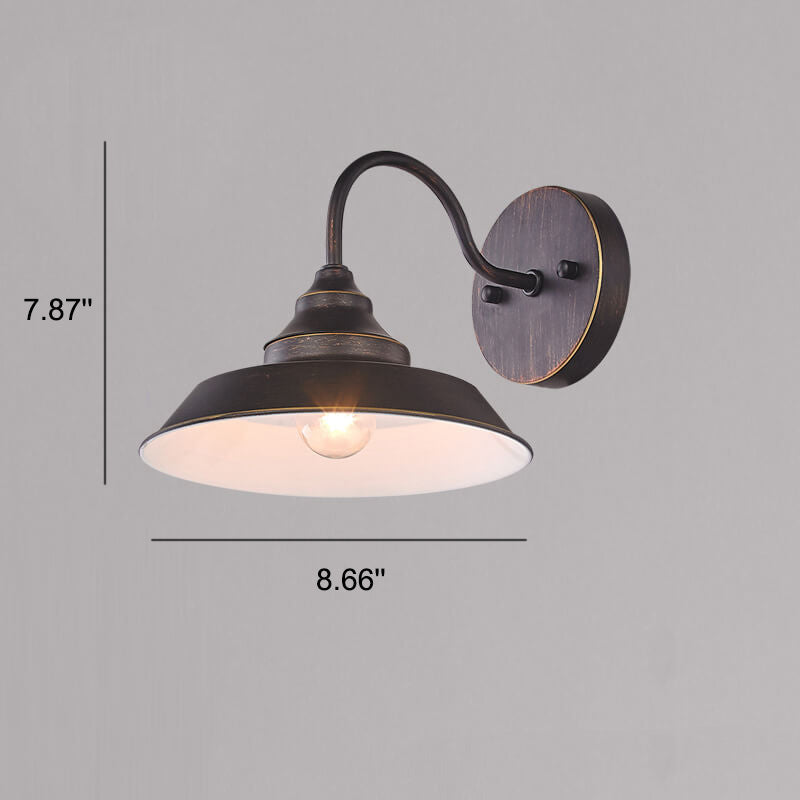 Industrial Vintage Old Iron Barn 1/2/3 Light Wall Sconce