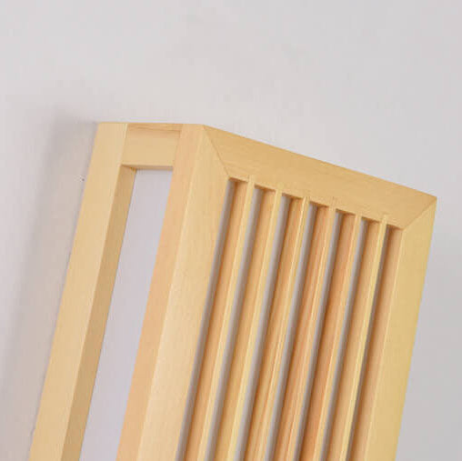 Modern Minimalist Solid Wood Acrylic Rectangular Wall Sconce