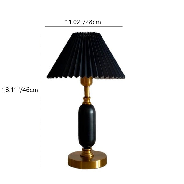 Elegant Traditional French-Style Round Table Table Lamp
