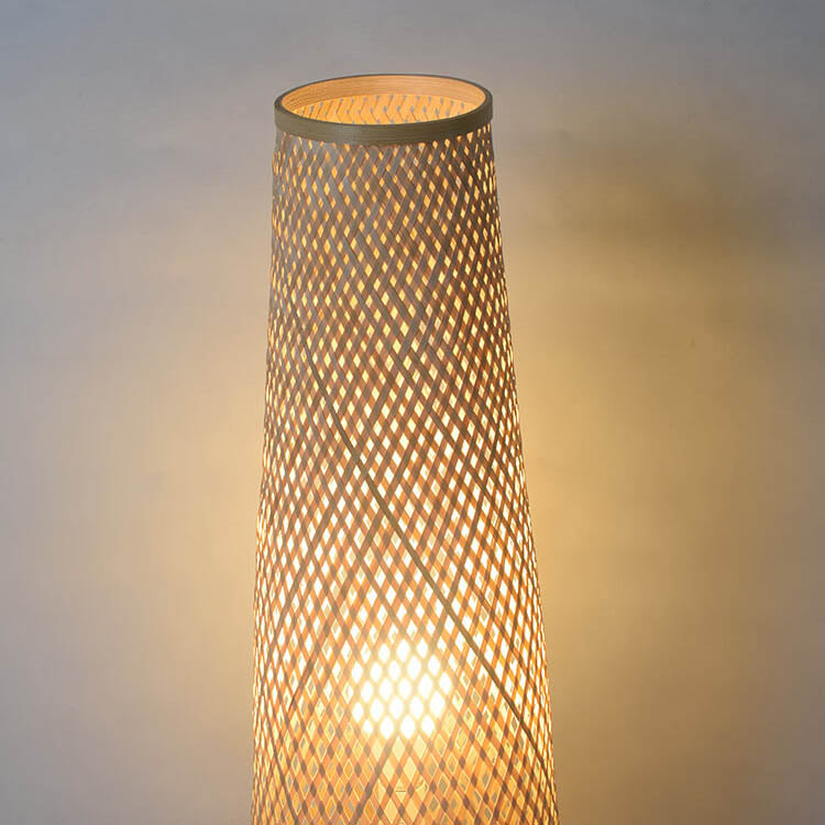 Modern Bamboo Floor Lamp