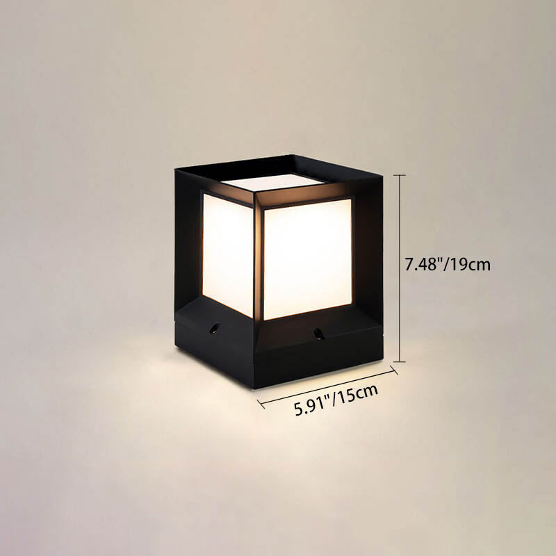 Modern Black Outdoor Stake Light