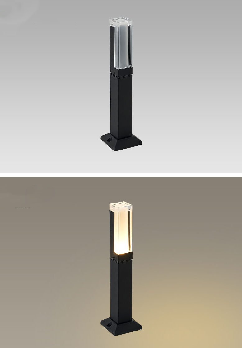Modern Black Outdoor Stake Light