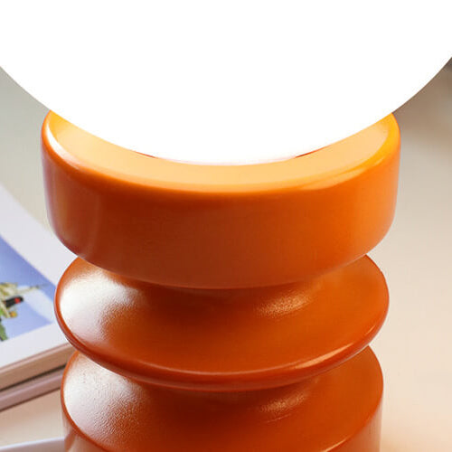 Vintage Orange Solid Glass 1-Light Wall Sconce