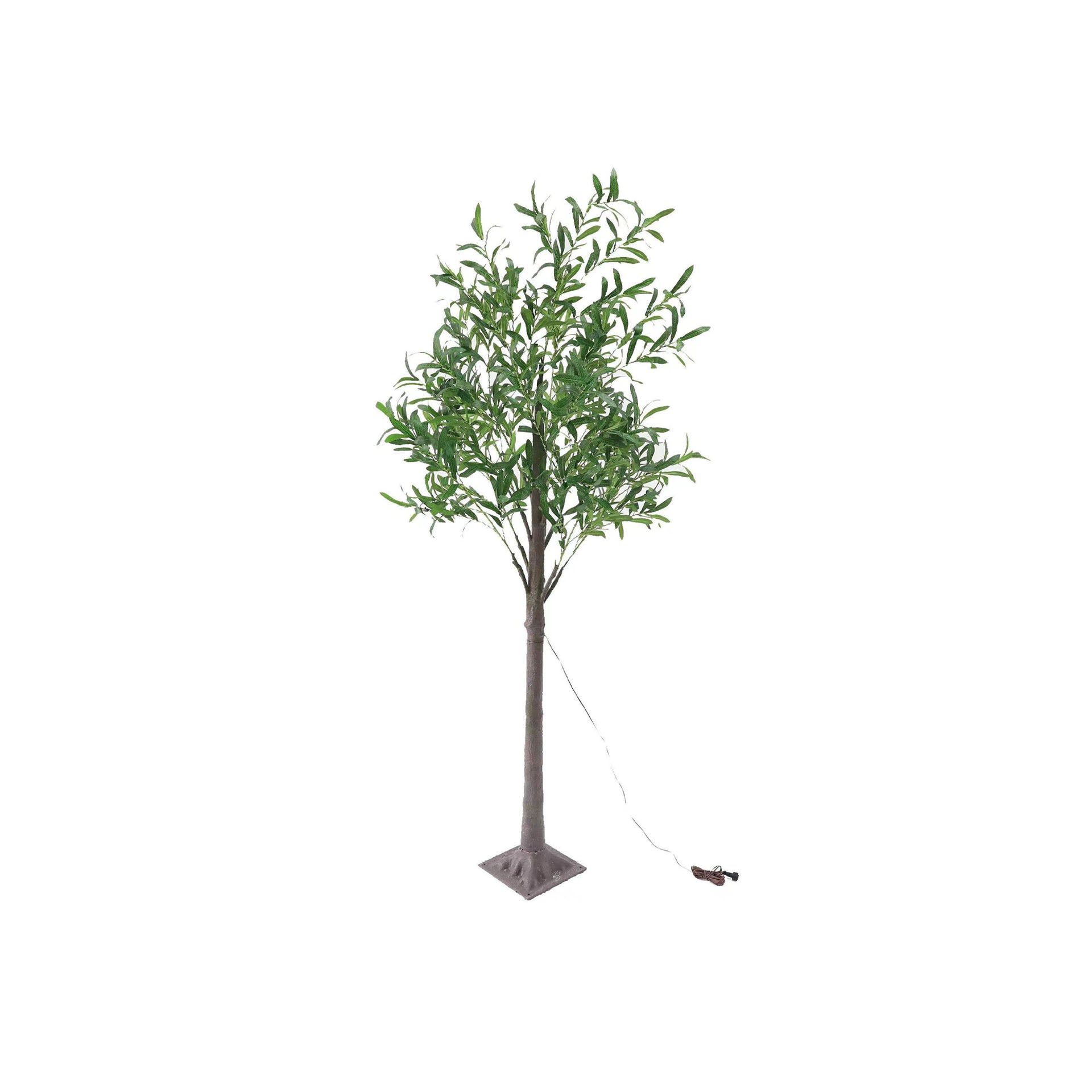 Modern Creative Olive Leaf LED Simulation Plants Table Lamp