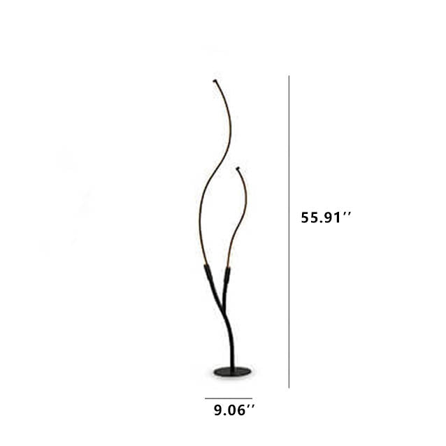 Modern Minimalist White Floor Lamp