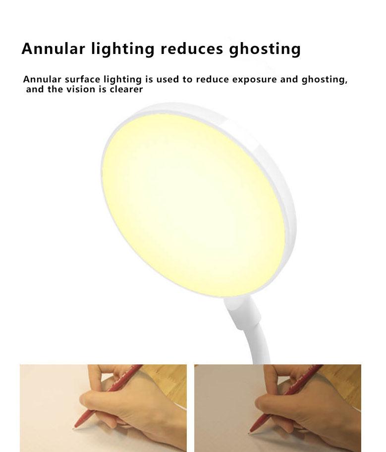 Simple LED Clip Desk Lamp Rechargeable Eye Desk Lamp