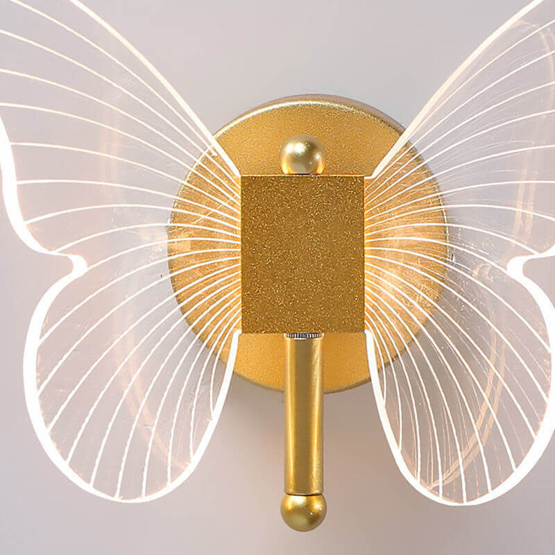 Nordic Creative Butterfly Acrylic LED Wall Sconce