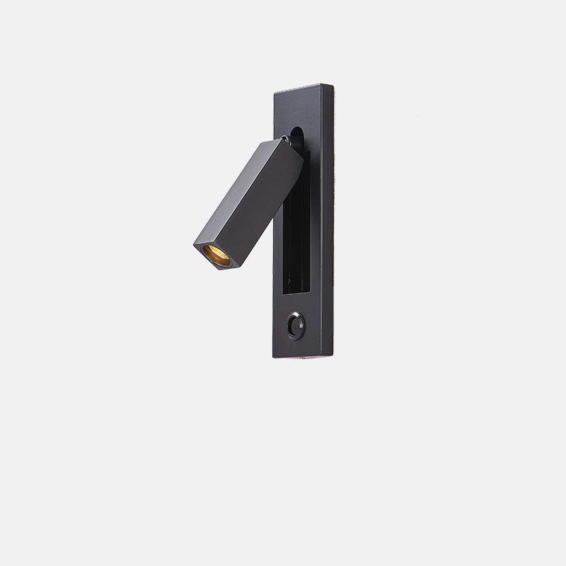 Modern Minimalist Rectangular Recessed Aluminum LED Wall Sconce