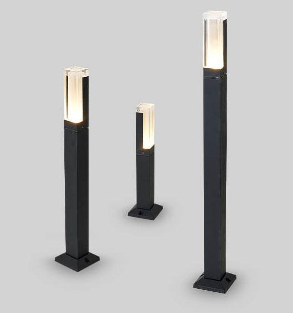 Modern Black Outdoor Stake Light