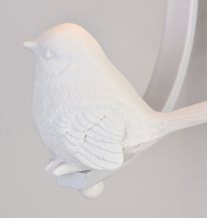 Modern Simple Resin Bird Glass Shade 1-Light Wall Sconce