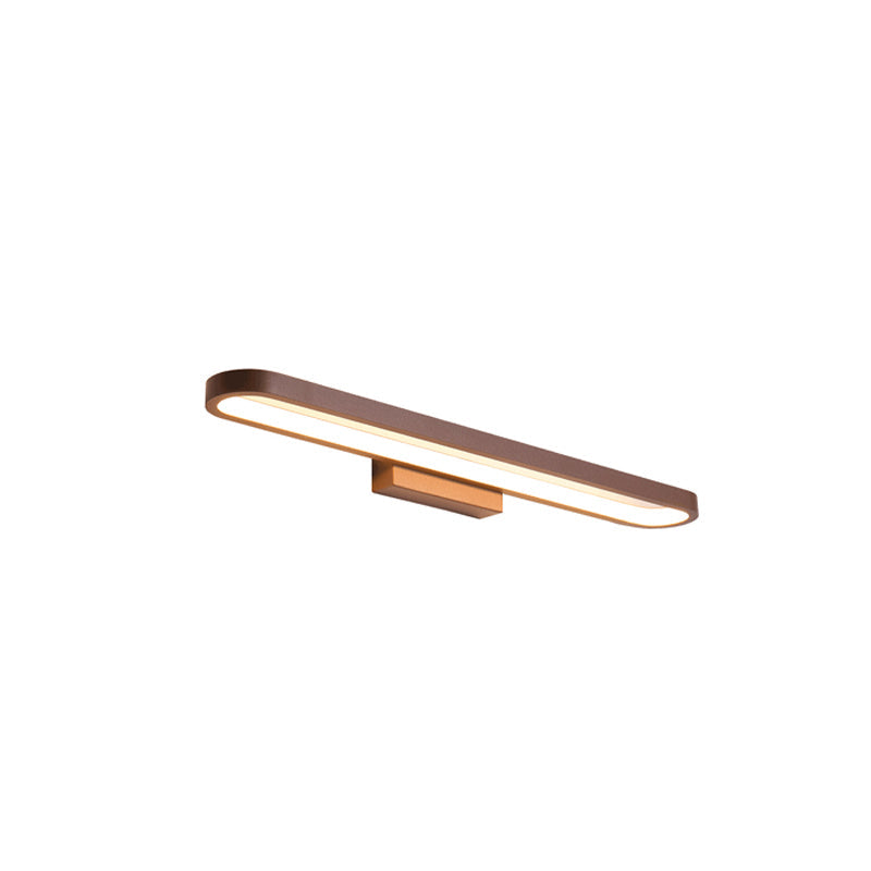 Modern Minimalist Circular Aluminum Vanity Wall Light