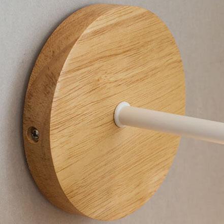 Nordic Wood Metal 1-Light Wall Sconce