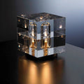 Modern Crystal-Geometric 1-Light Table Lamp