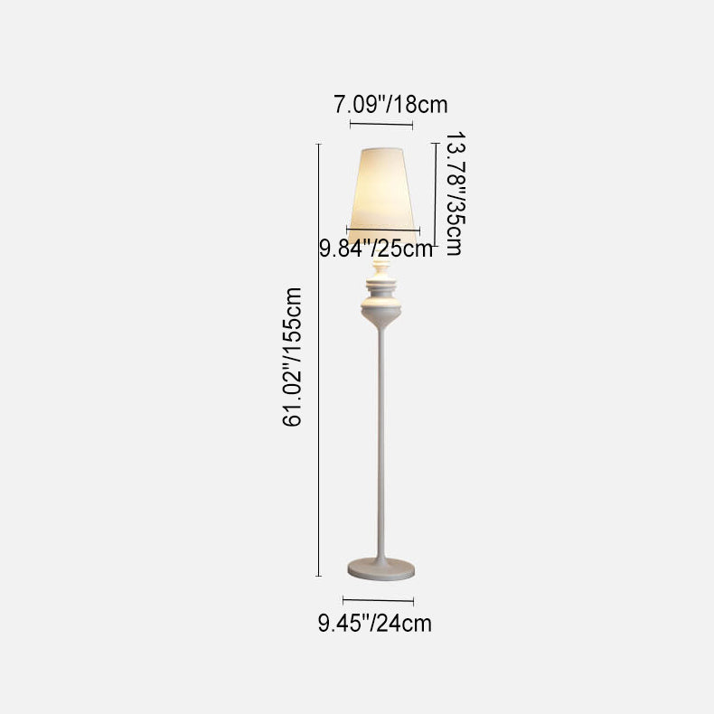 Modern White Floor Lamp