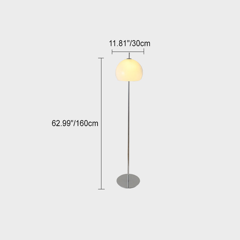 Retro Beige 2-Light Floor Lamp